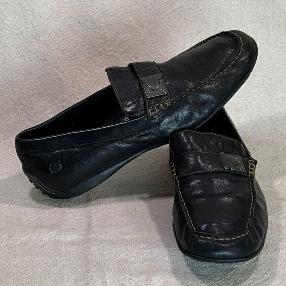 Born Buckle Strap Loafer Drivers Mens Size 10M - Picture 7 of 16